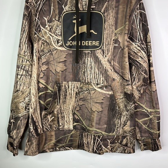 John Deere Camouflage Hoodie Size Large - Picture 3 of 10